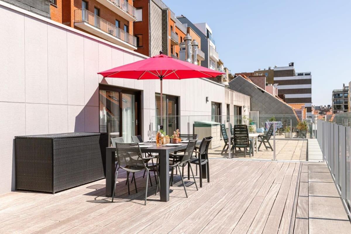 Huswell - Sunny Apartment In Knokke-Heist With Big Terrace Eksteriør bilde