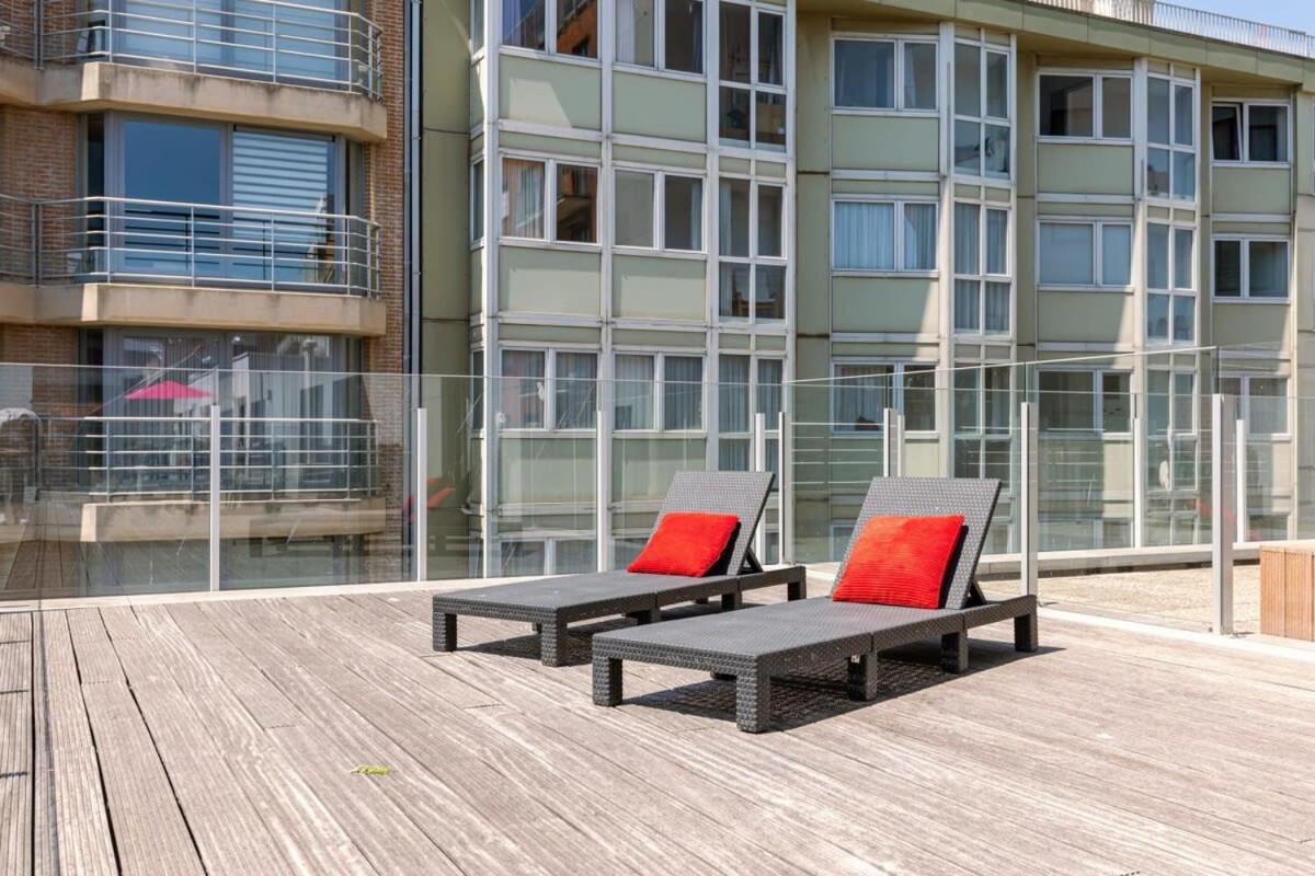 Huswell - Sunny Apartment In Knokke-Heist With Big Terrace Eksteriør bilde